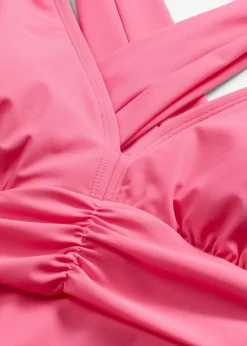 Damen bonprix Nachhaltigere Materialien|Shapewear|Light Shape-Badeanzug mit gekreuzten Trägern