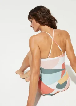 Damen bonprix Nachhaltigere Materialien|Badeanzüge|Light Shape-Badeanzug mit Multiway-Trägern