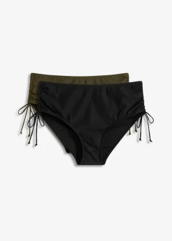 Damen bonprix Nachhaltigere Materialien|Mix & Match|Light Shape-Bikinihose (2er Pack)