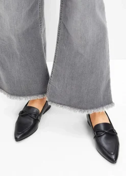 Damen bonprix Slipper & Halbschuhe|Loafer|Loafer aus Leder