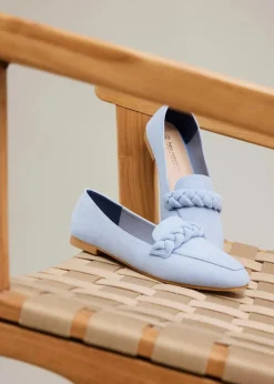 Outlet Loafer mit Flechtdetails Damen Sommerschuhe|Loafer