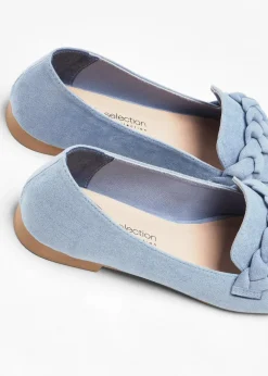Outlet Loafer mit Flechtdetails Damen Sommerschuhe|Loafer