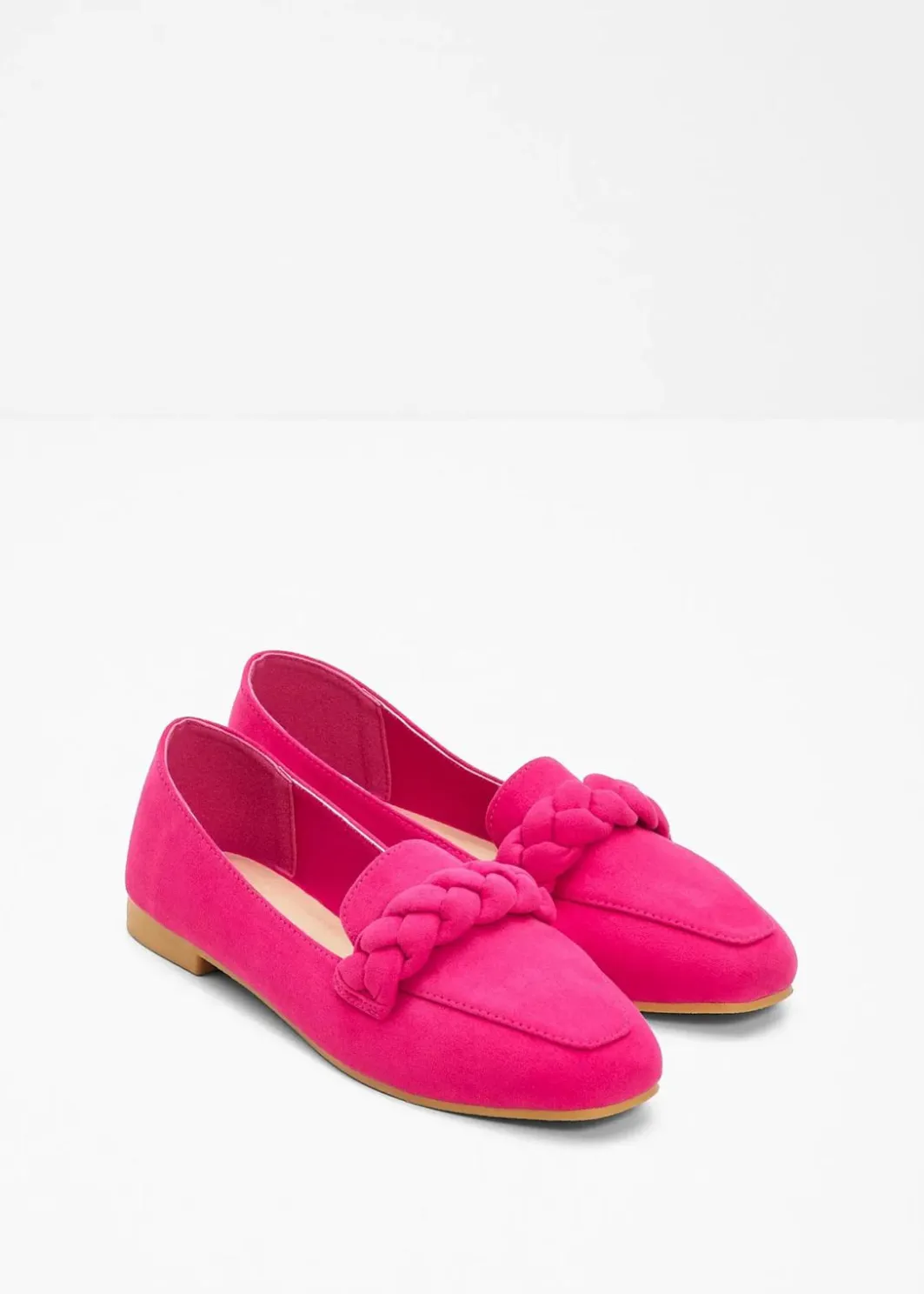 Damen bonprix Slipper & Halbschuhe|Loafer|Loafer mit Flechtdetails