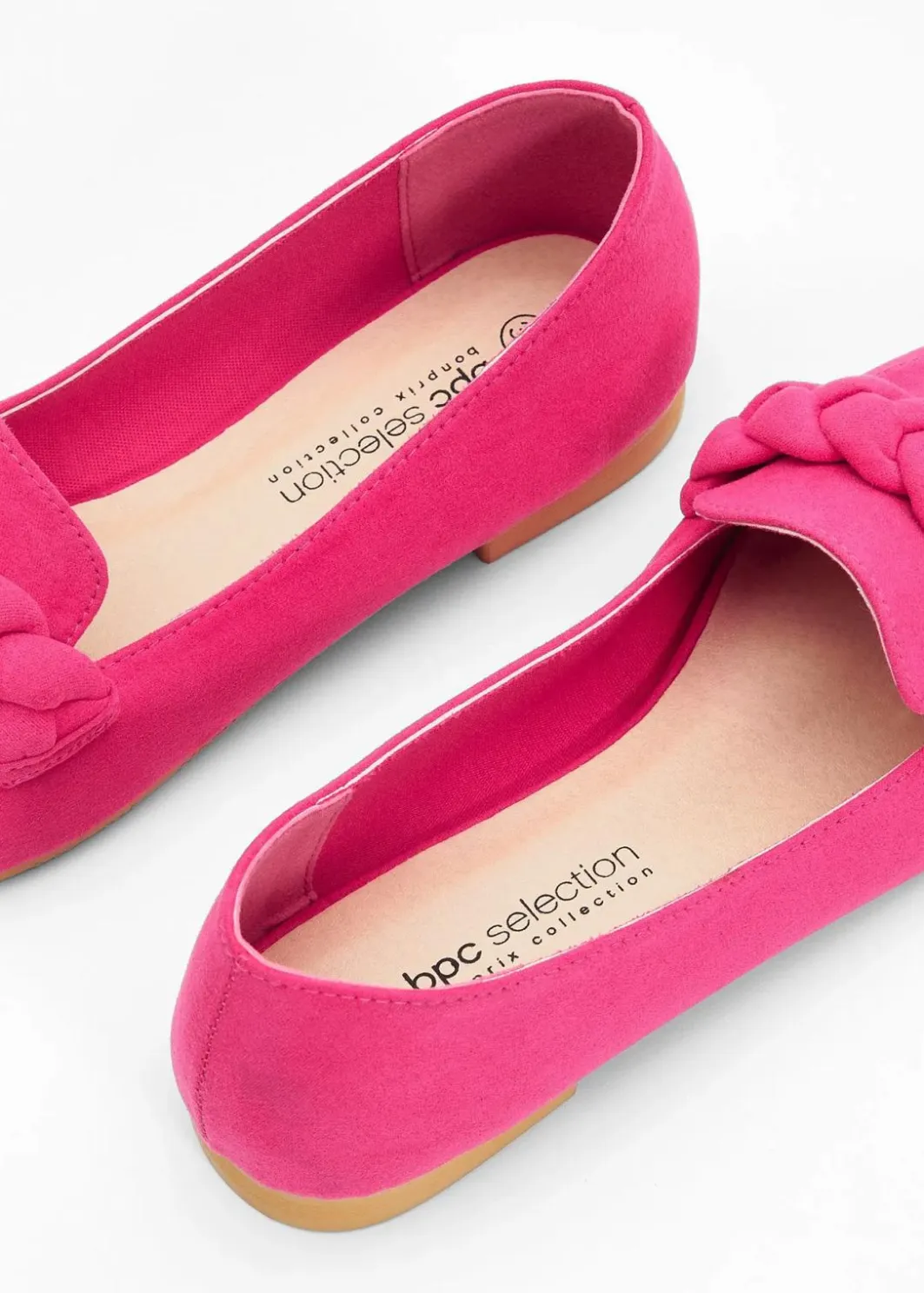 Damen bonprix Slipper & Halbschuhe|Loafer|Loafer mit Flechtdetails