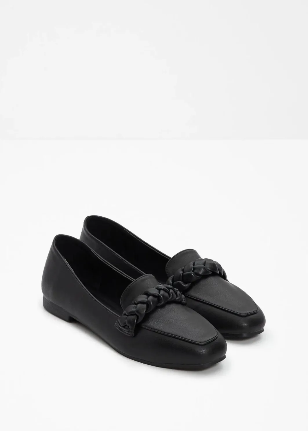 Best Loafer mit Flechtdetails Damen Slipper & Halbschuhe|Loafer