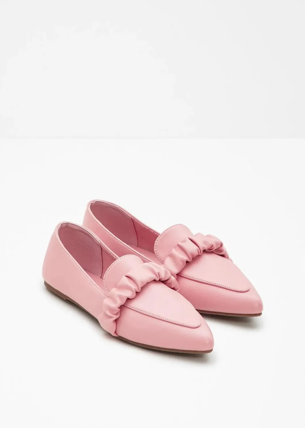 Damen bonprix Slipper & Halbschuhe|Loafer|Loafer mit Raffung