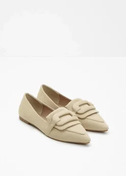 Damen bonprix Slipper & Halbschuhe|Loafer|Loafer mit Schnalle