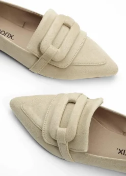Damen bonprix Slipper & Halbschuhe|Loafer|Loafer mit Schnalle