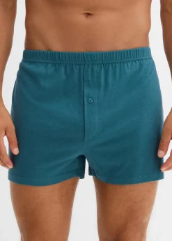 Herren bonprix Wäsche|Große Größen|Lockere Jersey Boxershorts aus Baumwolle (5er Pack)