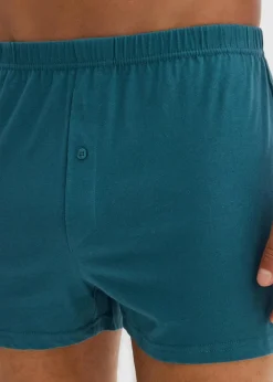 Herren bonprix Wäsche|Große Größen|Lockere Jersey Boxershorts aus Baumwolle (5er Pack)