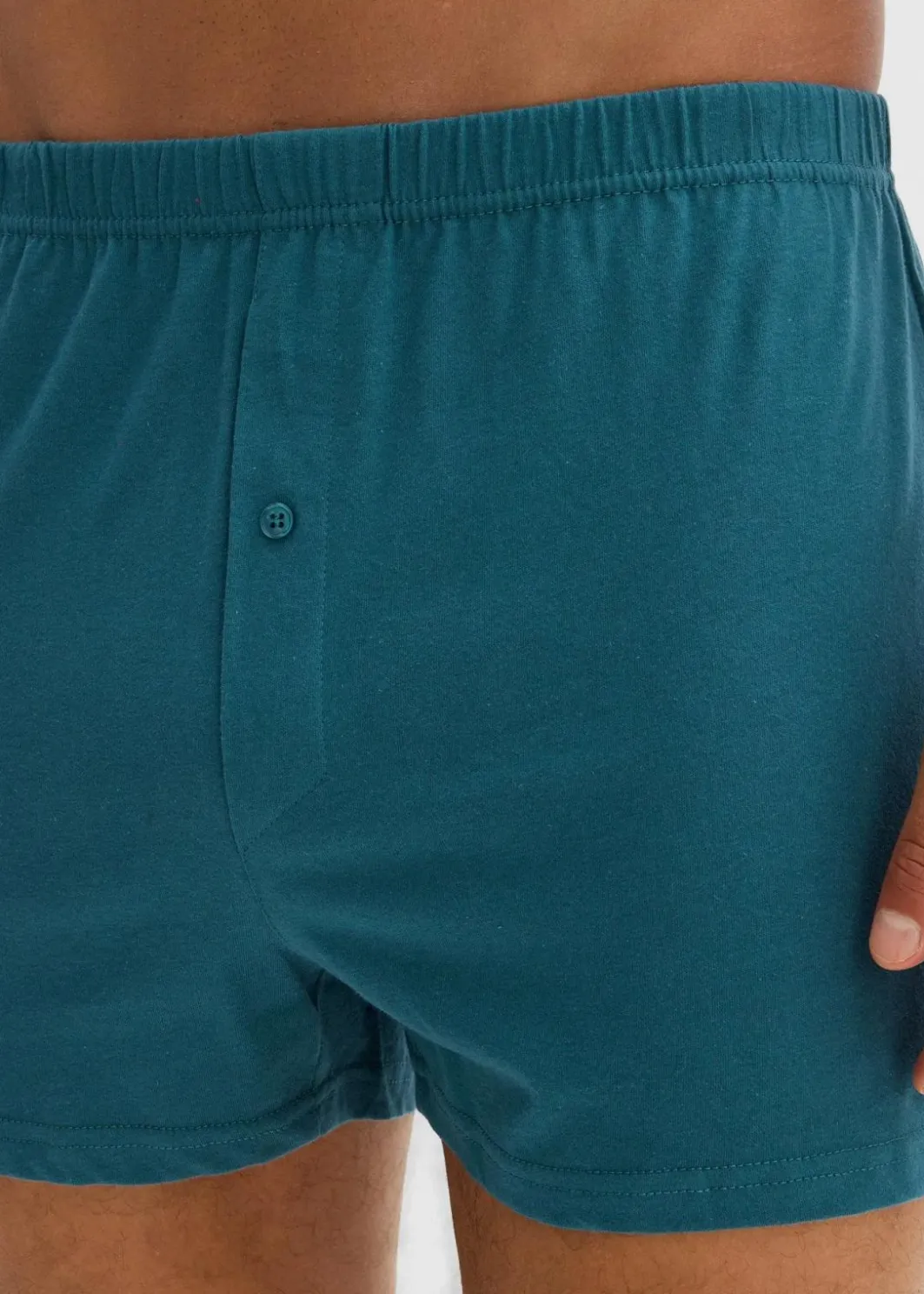 Herren bonprix Wäsche|Große Größen|Lockere Jersey Boxershorts aus Baumwolle (5er Pack)