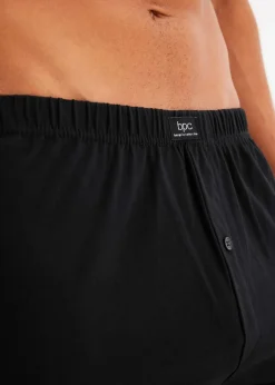 Herren bonprix Boxershorts|Große Größen|Lockere Jersey Boxershorts aus Baumwolle (5er Pack)