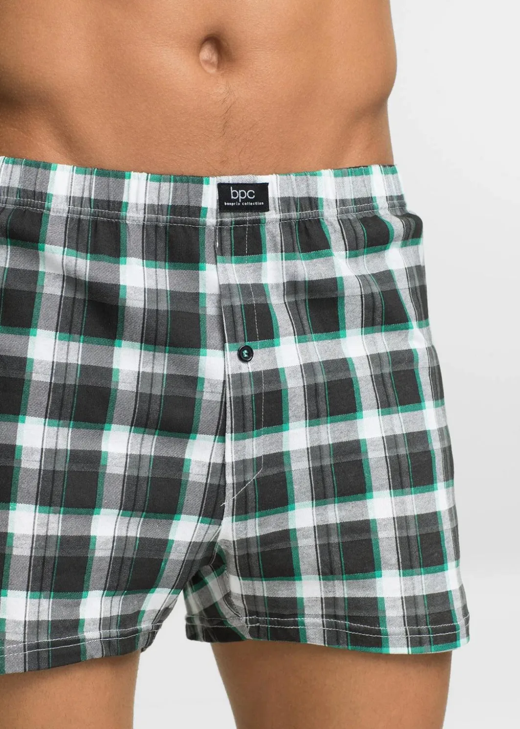 Herren bonprix Boxershorts|Große Größen|Lockere Jersey Boxershorts aus Baumwolle (3er Pack)