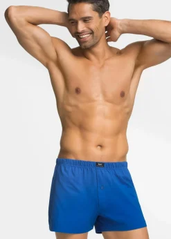 Herren bonprix Wäsche|Große Größen|Lockere Jersey Boxershorts aus Baumwolle (3er Pack)