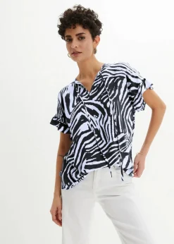 Hot Lockere Tunika aus Viskose Damen Bekleidung·Jacken & Mäntel|Blusen & Tuniken