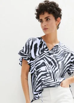Hot Lockere Tunika aus Viskose Damen Bekleidung·Jacken & Mäntel|Blusen & Tuniken