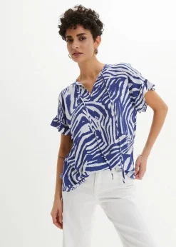 Damen bonprix Blusen & Tuniken|Bekleidung·Jacken & Mäntel|Lockere Tunika aus Viskose