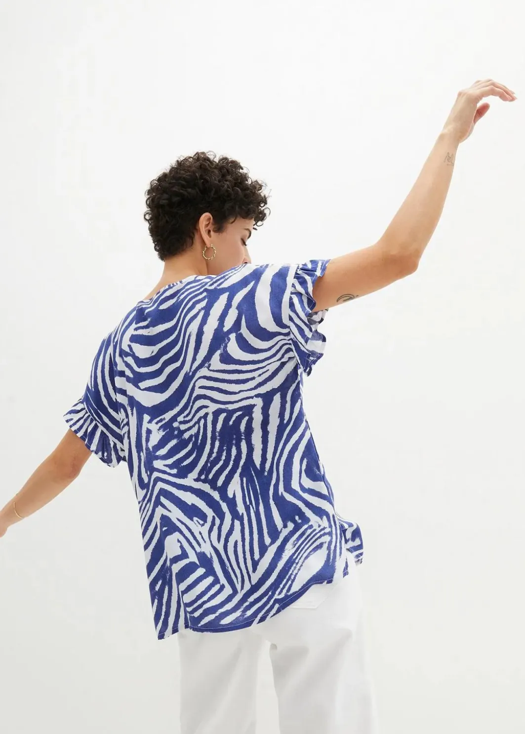 Damen bonprix Blusen & Tuniken|Bekleidung·Jacken & Mäntel|Lockere Tunika aus Viskose