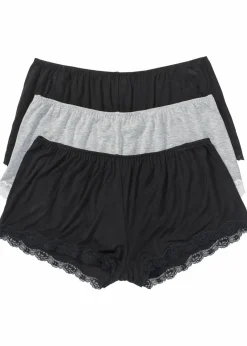 New Lockere Viskose Boxer (3er Pack) Damen Wäsche·Basics|Wäsche·Höschen