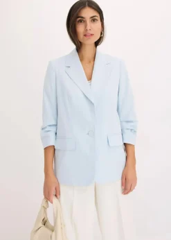 Damen bonprix Bekleidung·Basics|Blazer|Lockerer 3/4-Arm-Blazer aus Viskose