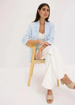 Damen bonprix Bekleidung·Basics|Blazer|Lockerer 3/4-Arm-Blazer aus Viskose