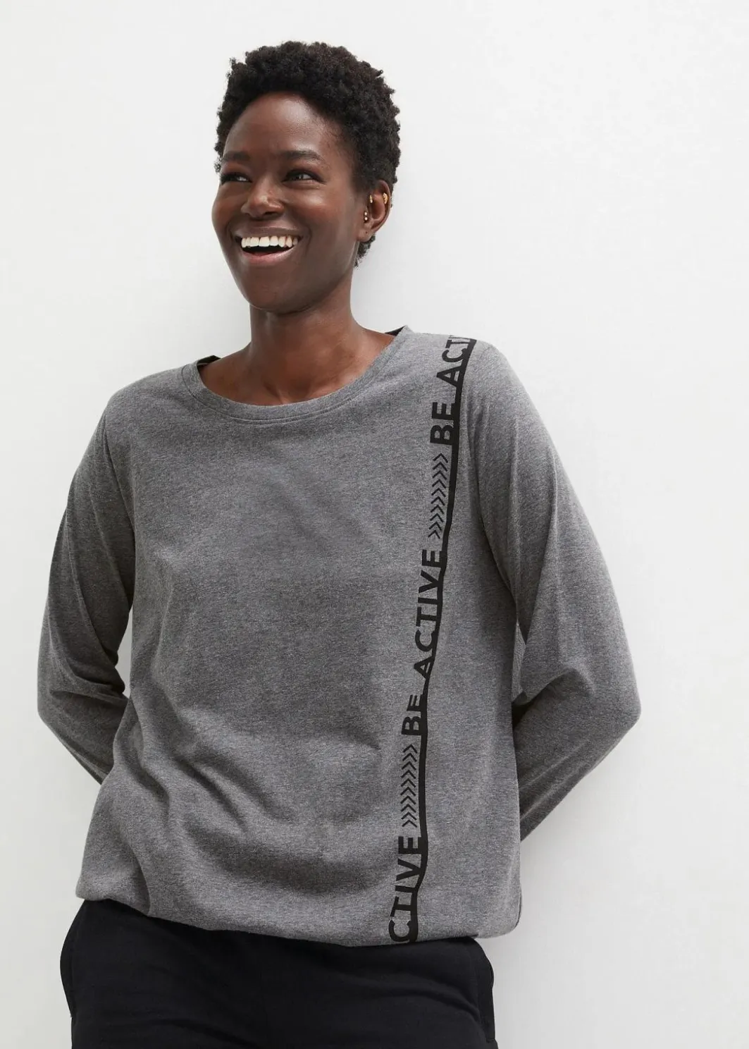 Damen bonprix Shirts & Tops|Nachhaltigere Materialien|Lockeres Sport-Shirt