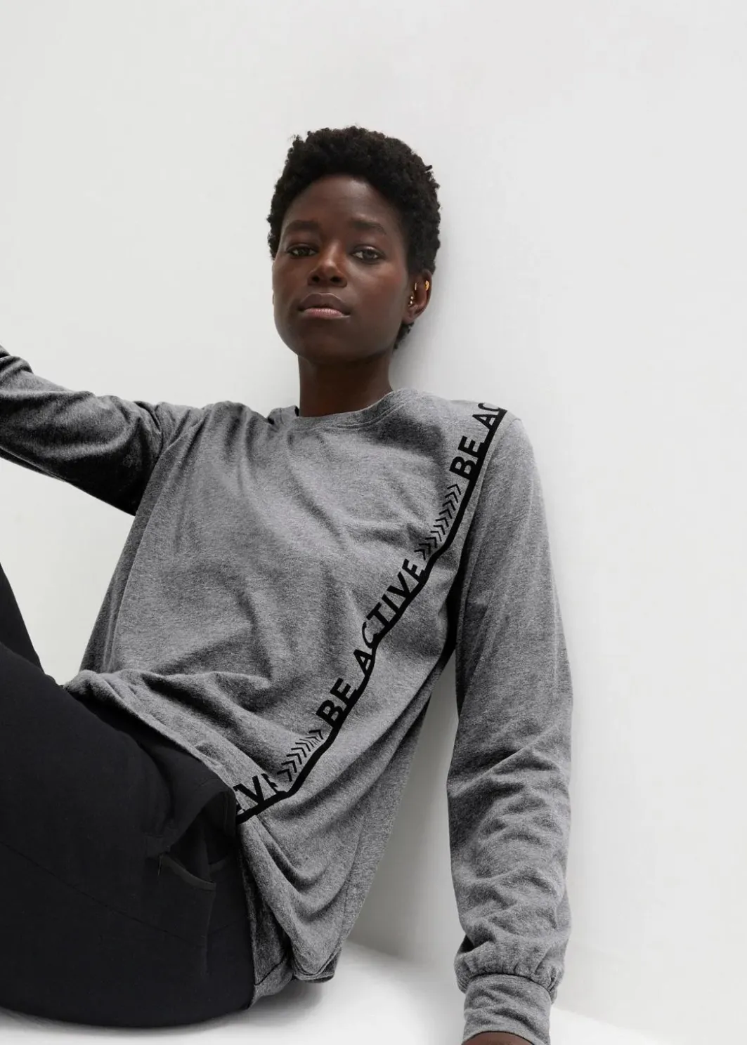 Damen bonprix Shirts & Tops|Nachhaltigere Materialien|Lockeres Sport-Shirt