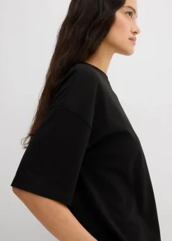 Outlet Lockeres T-Shirt aus Baumwoll-Mix Damen Shirts & Tops