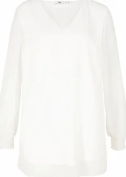 Damen bonprix Blusen & Tuniken|Nachhaltigere Materialien|Long- Tunikabluse
