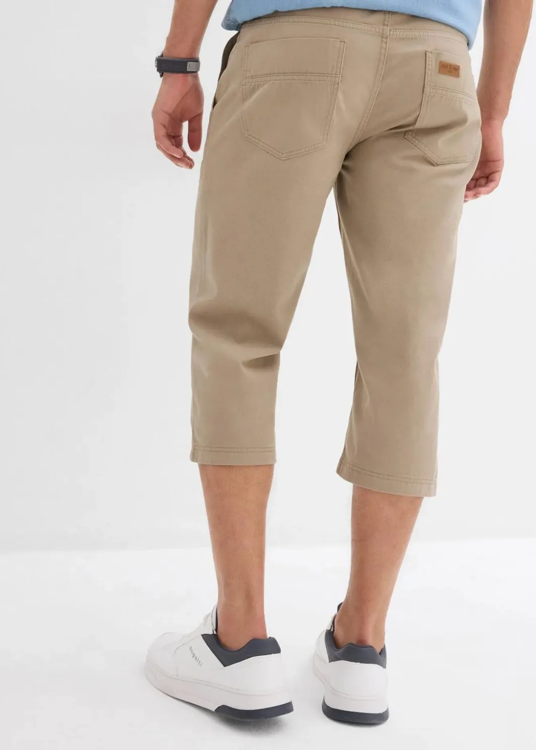 Herren bonprix Große Größen|Shorts|Long-Bermuda aus reiner Baumwolle Regular Fit