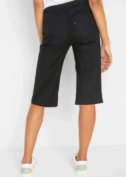 Damen bonprix Bekleidung·Outdoorbekleidung|Bekleidung·Kleider|Long-Bermuda mit elastischem Bund