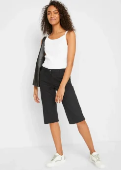 Damen bonprix Bekleidung·Outdoorbekleidung|Bekleidung·Kleider|Long-Bermuda mit elastischem Bund
