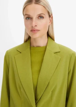 Damen bonprix Bekleidung·Basics|Blazer|Longblazer aus Viskose-Mix