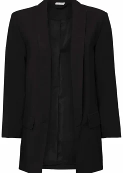 Damen bonprix Bekleidung·Basics|Nachhaltigere Materialien|Longblazer aus Viskose-Mix