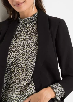 Damen bonprix Bekleidung·Basics|Nachhaltigere Materialien|Longblazer aus Viskose-Mix