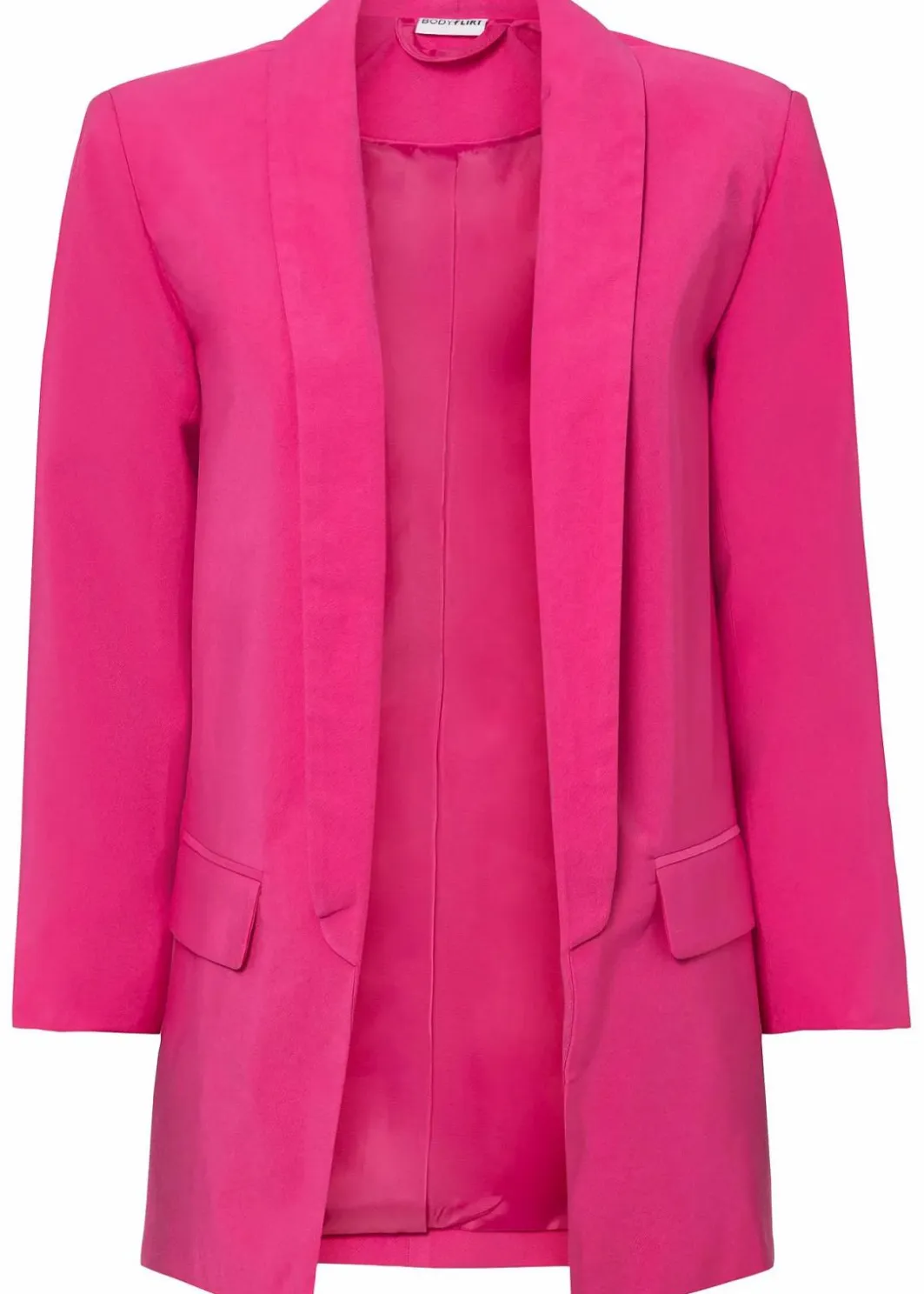 Damen bonprix Blazer|Nachhaltigere Materialien|Longblazer aus Viskose-Mix