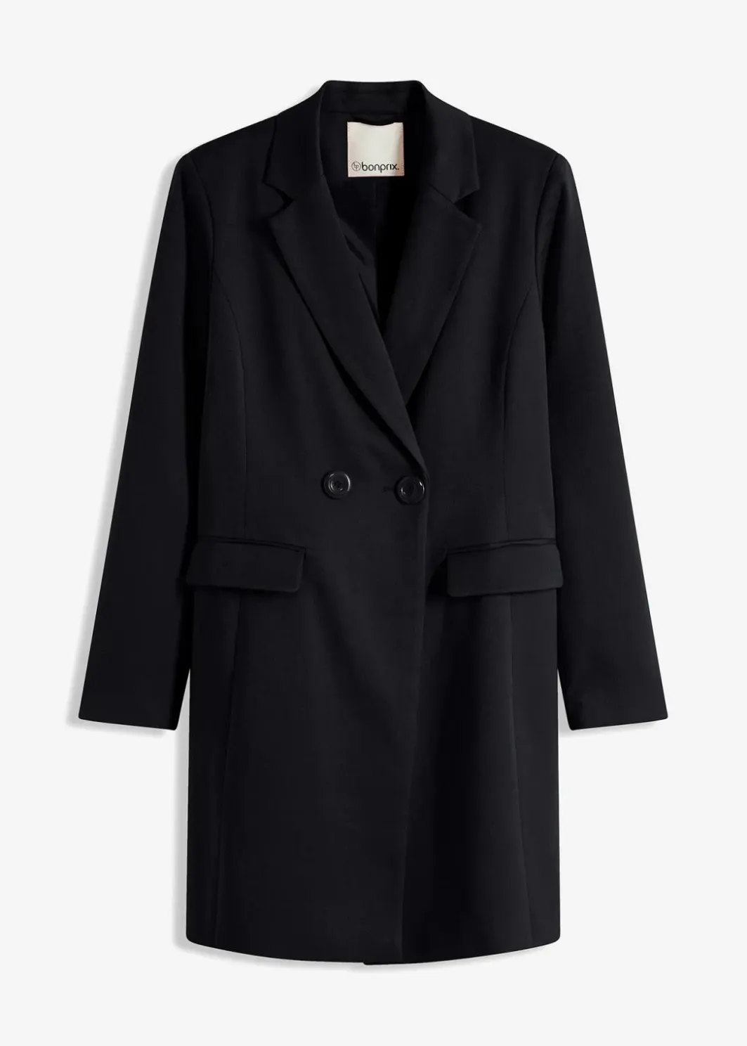 Hot Longblazer mit V-Ausschnitt, langarm Damen Jacken & Mäntel|Nachhaltigere Materialien