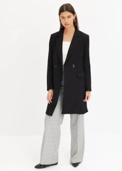 Hot Longblazer mit V-Ausschnitt, langarm Damen Jacken & Mäntel|Nachhaltigere Materialien