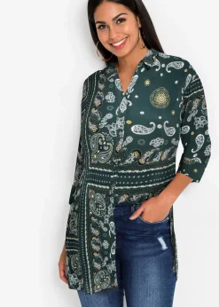 Sale Longbluse Damen Bekleidung·Jacken & Mäntel|Blusen & Tuniken