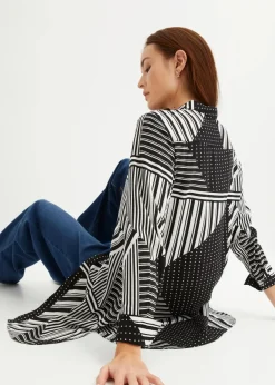 Damen bonprix Bekleidung·Jacken & Mäntel|Blusen & Tuniken|Longbluse