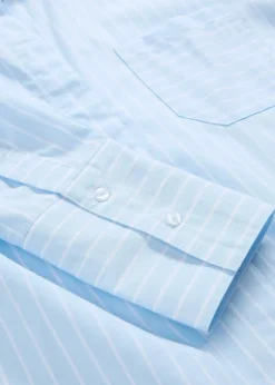 Damen bonprix Blusen & Tuniken|Bekleidung·Jacken & Mäntel|Longbluse aus reiner Baumwolle