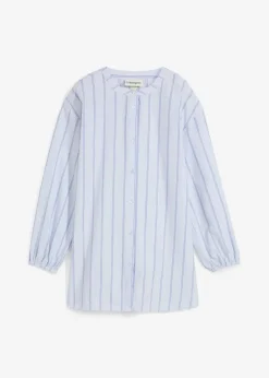 Outlet Longbluse aus Baumwollpopeline Damen Blusen & Tuniken|Bekleidung·Jacken & Mäntel