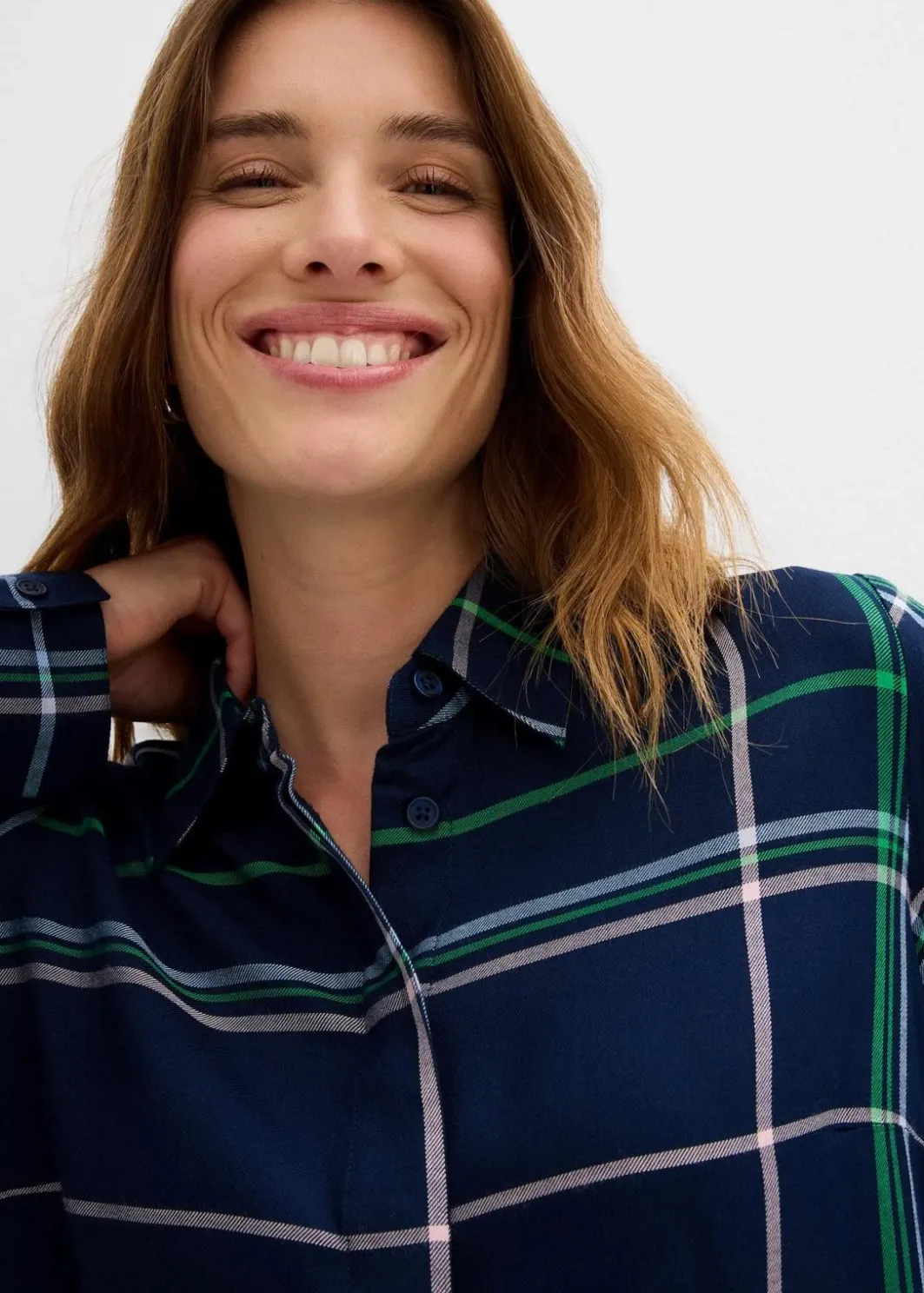 Damen bonprix Bekleidung·Jacken & Mäntel|Blusen & Tuniken|Longbluse aus fließender Viskose