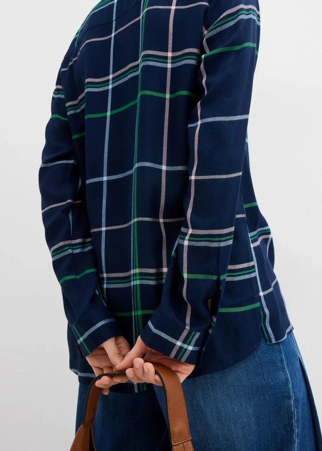 Damen bonprix Bekleidung·Jacken & Mäntel|Blusen & Tuniken|Longbluse aus fließender Viskose
