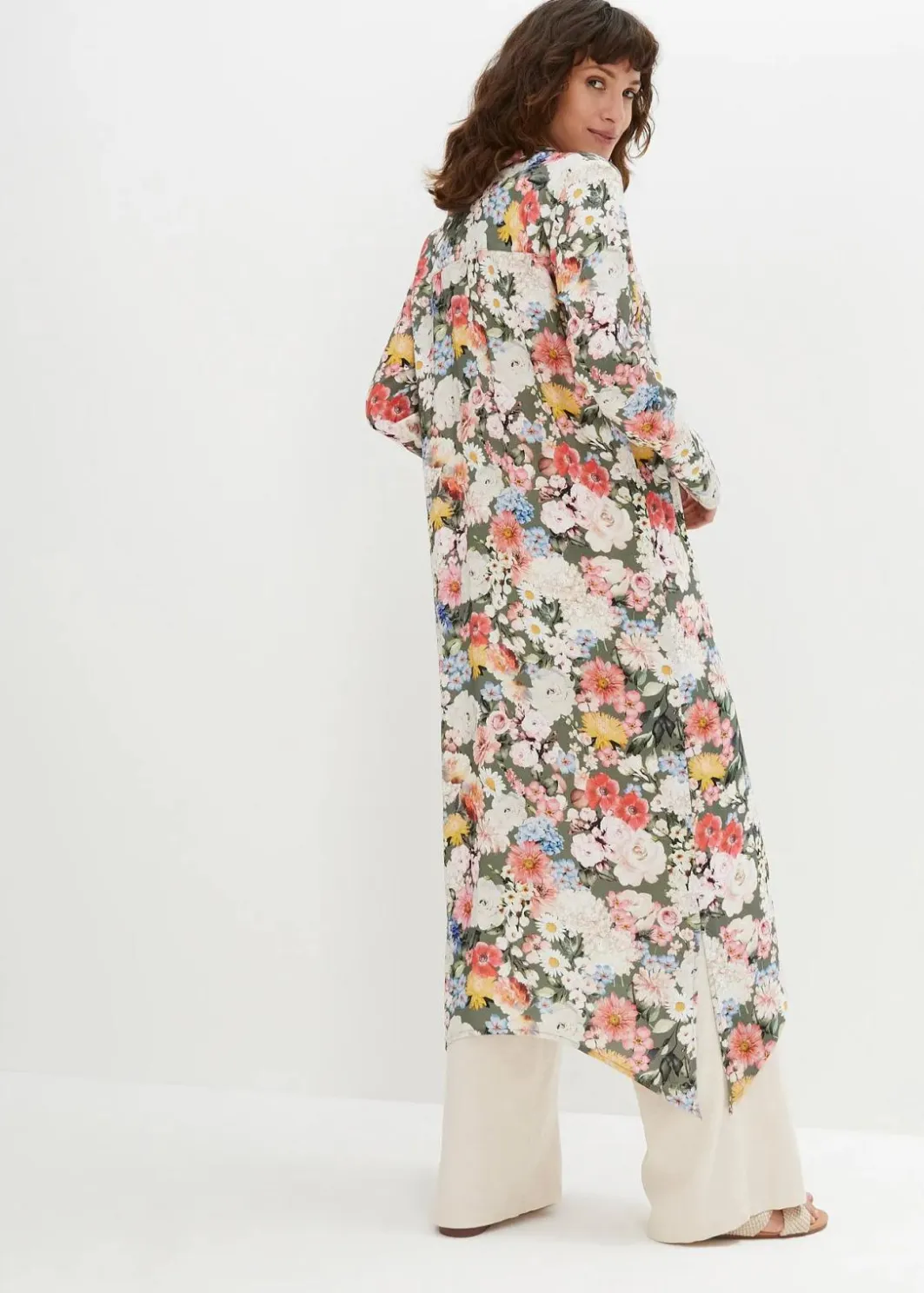 Clearance Longbluse aus fließender Viskose Damen Bekleidung·Jacken & Mäntel|Nachhaltigere Materialien