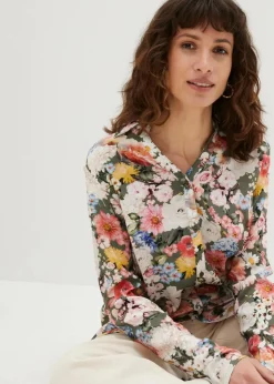 Clearance Longbluse aus fließender Viskose Damen Bekleidung·Jacken & Mäntel|Nachhaltigere Materialien