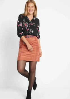 Damen bonprix Bekleidung·Jacken & Mäntel|Nachhaltigere Materialien|Longbluse aus fließender Viskose