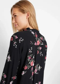 Damen bonprix Bekleidung·Jacken & Mäntel|Nachhaltigere Materialien|Longbluse aus fließender Viskose