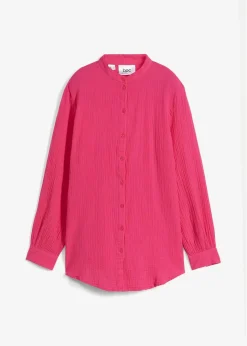 Discount Longbluse aus luftigem Musselin Damen Blusen & Tuniken|Bekleidung·Jacken & Mäntel