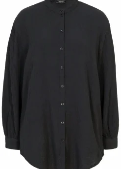 Sale Longbluse aus luftigem Musselin Damen Bekleidung·Jacken & Mäntel|Blusen & Tuniken